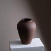 Red clay vase